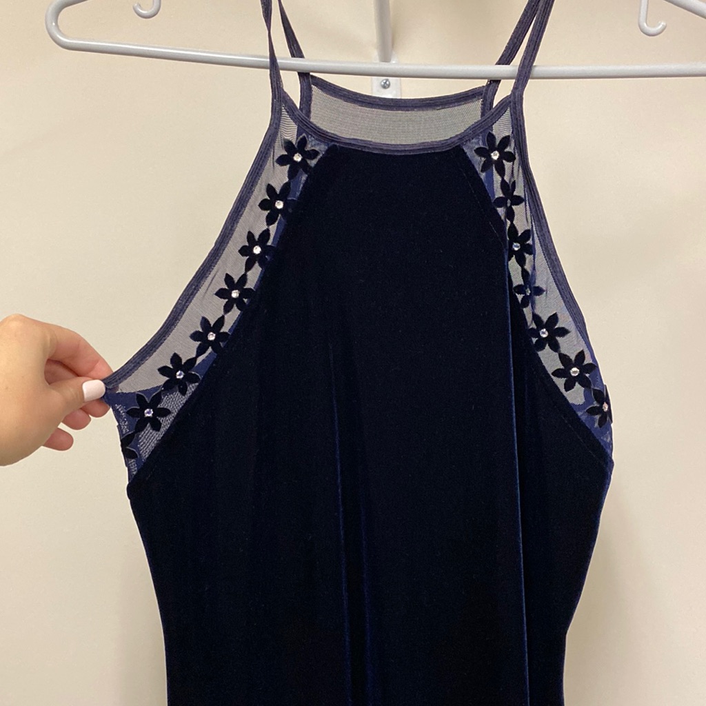 Brand New Navy Blue Maxi Dress